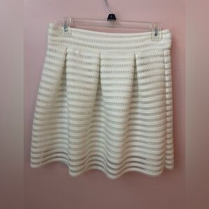 Sans Souci Cream Mini A-Line Skirt